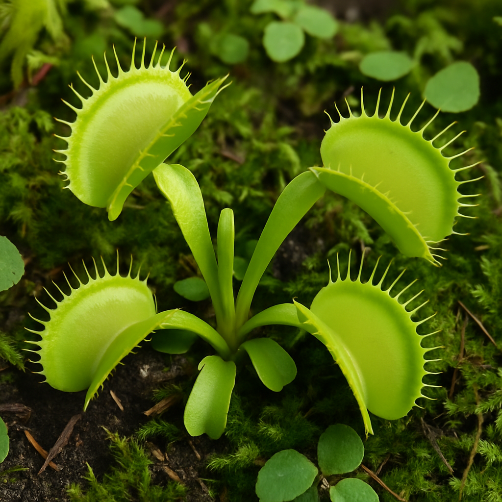 🪰 Venus Flytrap – Live Carnivorous Plant in 3" Pot for Natural Pest Control