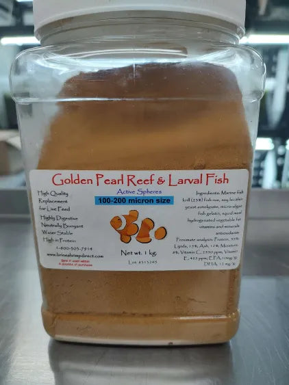 Golden Pearls Fish Food – Micro Superfood for Fry, Shrimp & Small Fish