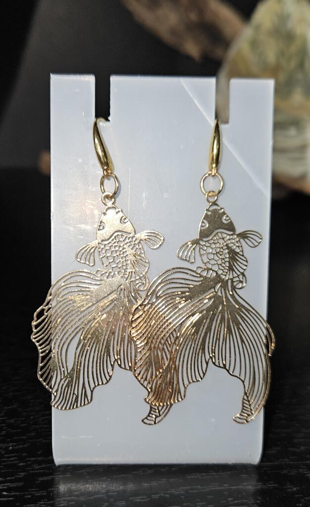 Bobbies' Jewels Handmade Koi Earrings