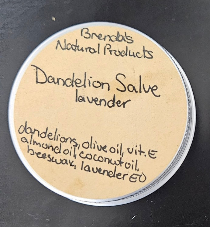 Brenda's Natural Products: Healing Dandelion Salve with Lavender (Large)