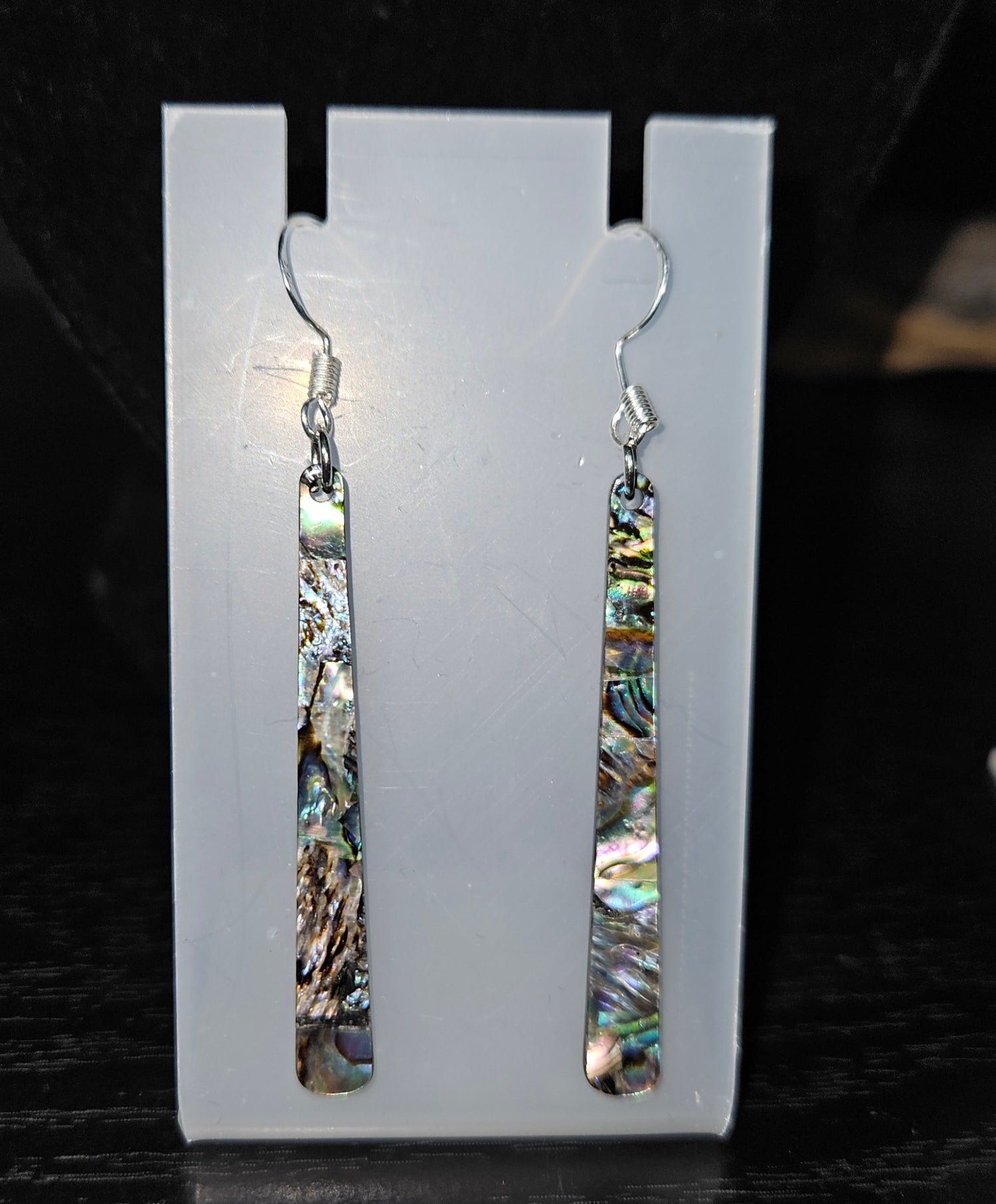 Bobbies' Jewels Handmade Abalone Shell Earrings (Long)