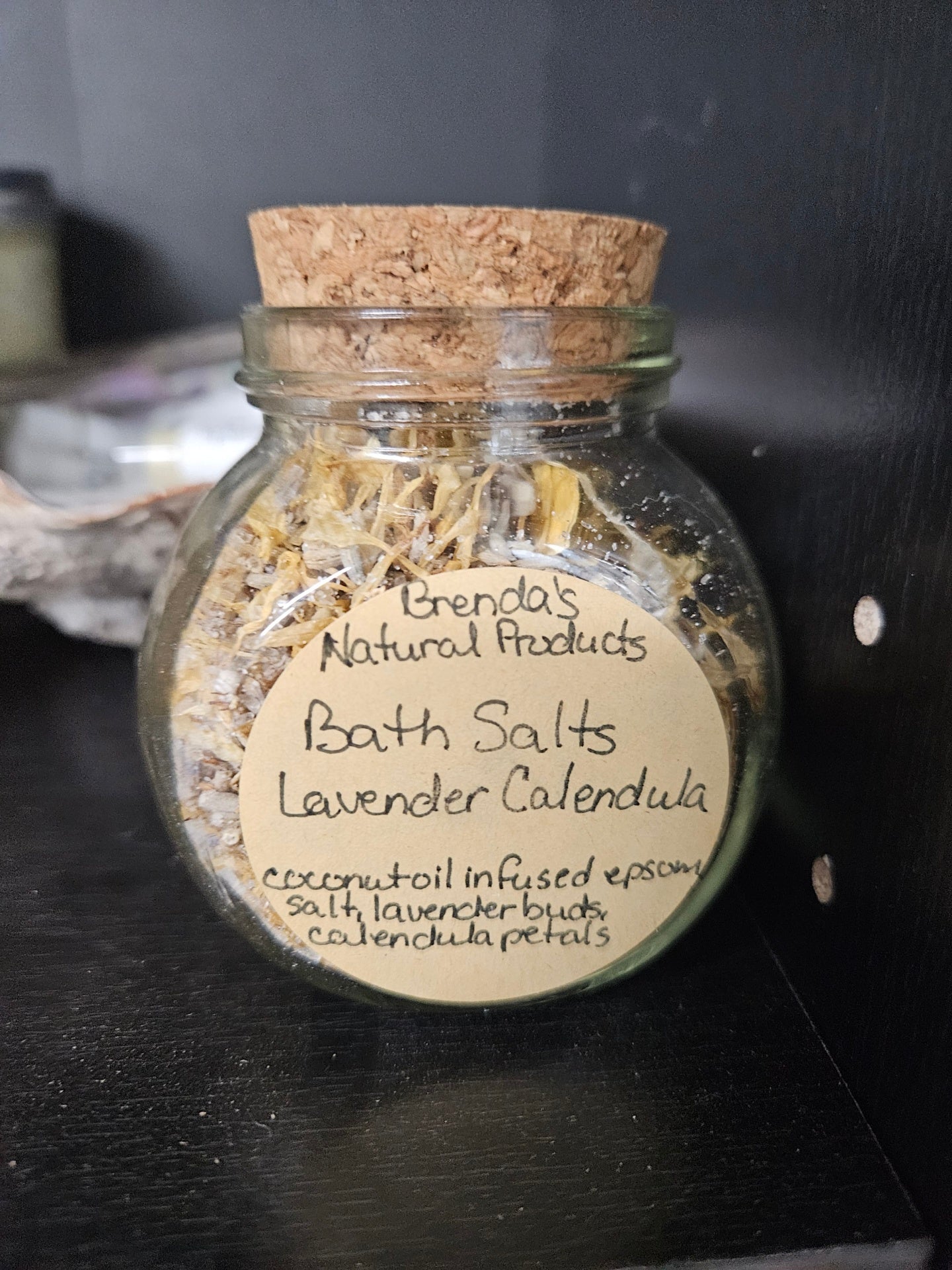 Brenda's Natural Products: Lavender Calendula Bath Salts