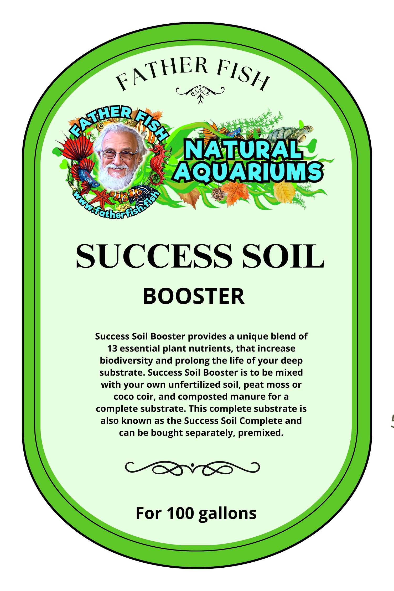 AAA Father Fish Success Soil Booster - to treat 100 gallons.