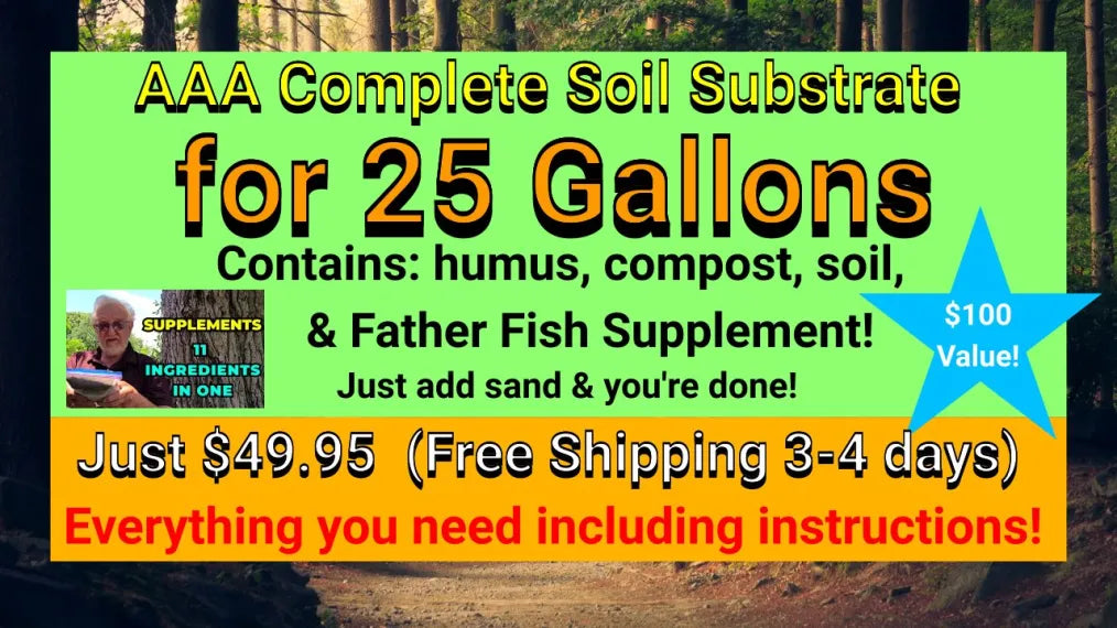 AAA Complete soil for up to 29 gallon (Soil does not ship with plants)